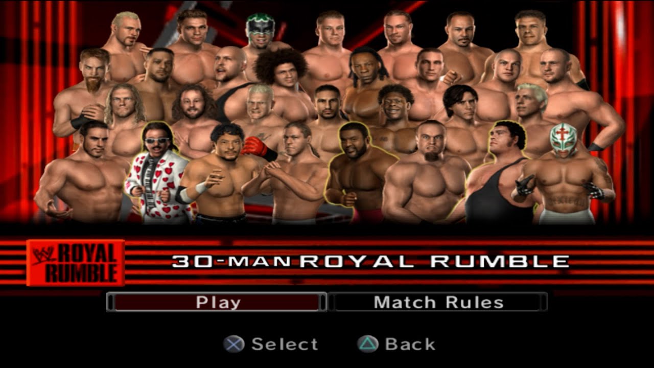 WWE SmackDown! vs. Raw 2006 - ROYAL RUMBLE