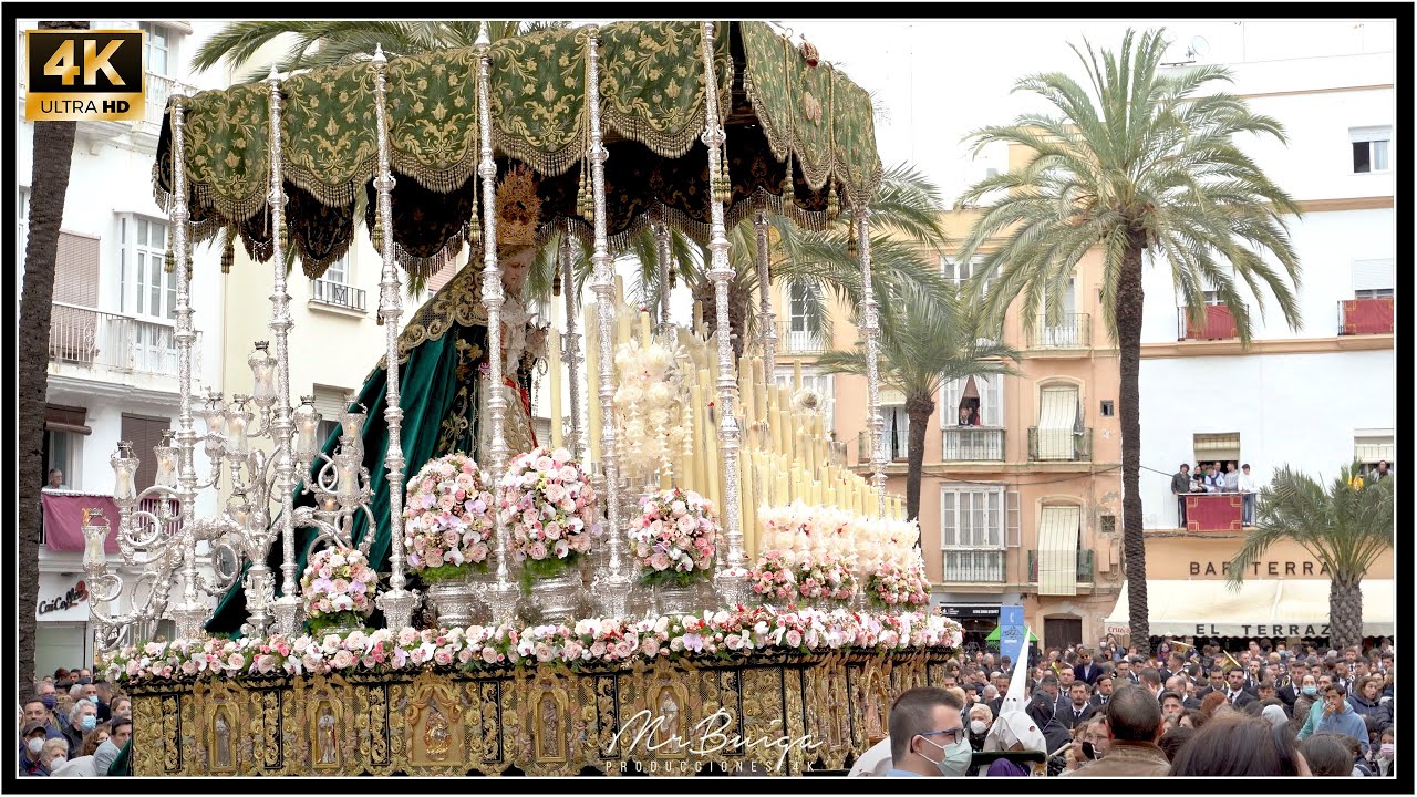 [4k] VIRGEN DE LA ESPERANZA (NAZARENO DEL AMOR) | Semana Santa 2022 Cádiz | Filarmónica de Conil