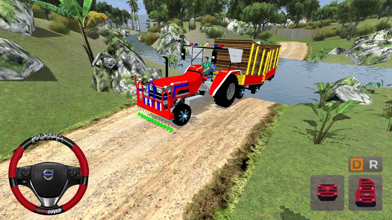 Mahindra Arjun Tractor Fully Loaded Truck Bussid Gameplay | Bus Simulator Indonesia | Bus Game 