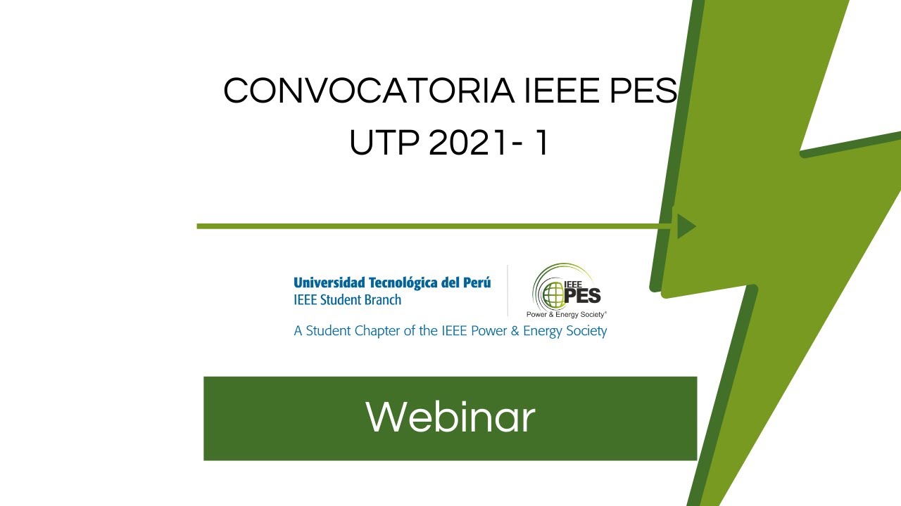 Webinar | Beneficios y oportunidades IEEE PES