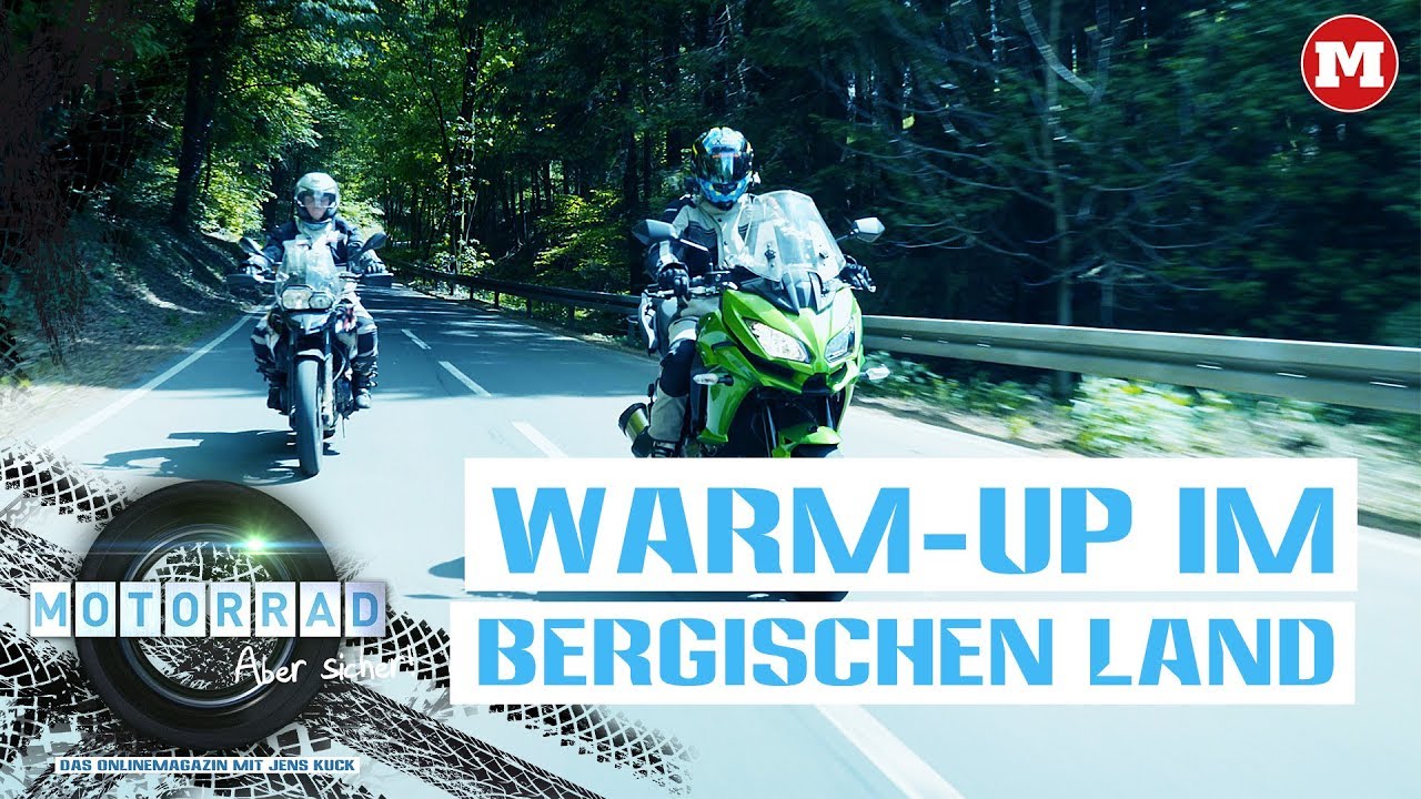Jens Kuck: Warm-Up im Bergischen Land – Motorrad: Aber sicher! – Das Magazin