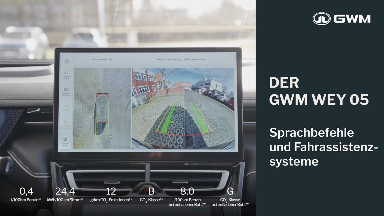 Einfach erklärt – der GWM WEY 05 und seine Assistenzsysteme