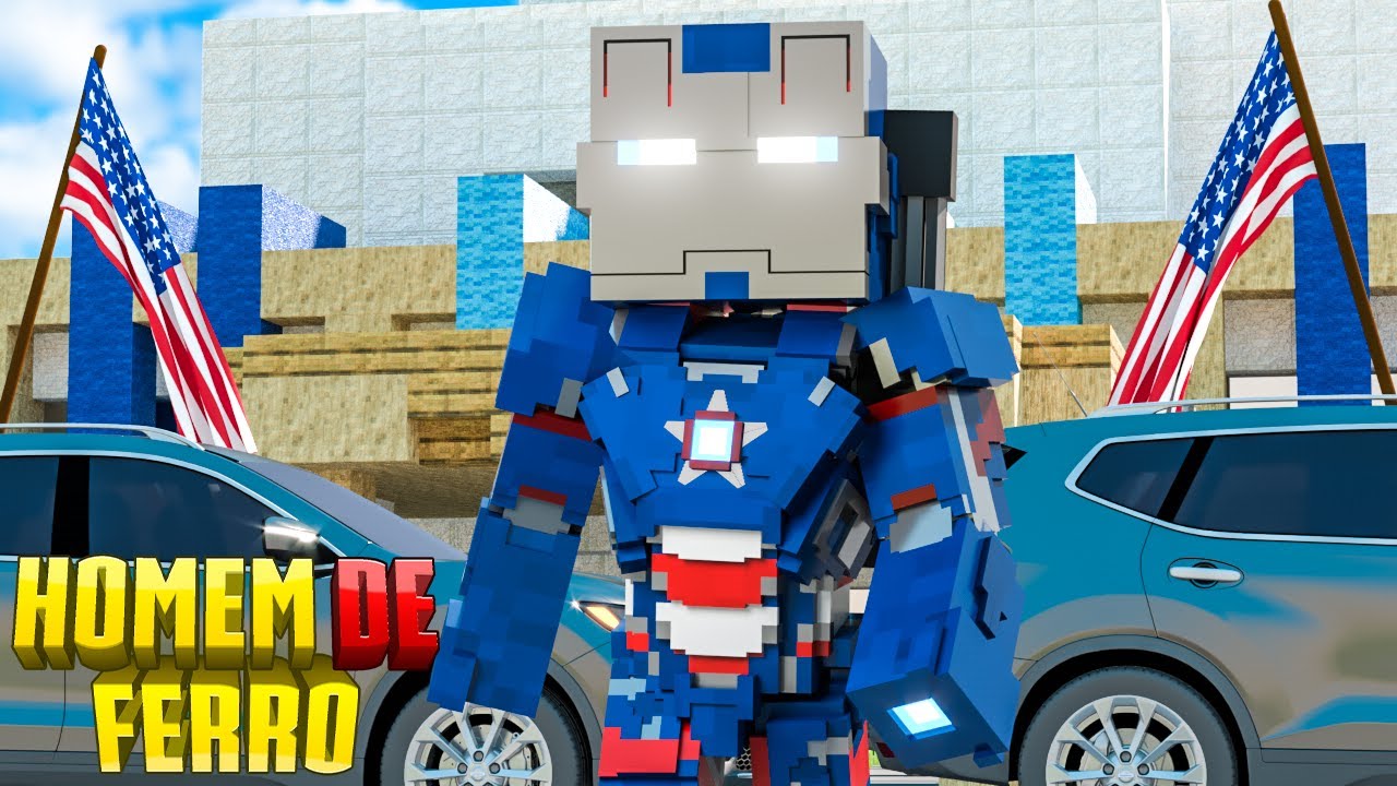 HOMEM DE FERRO: O PATRIOTA DE FERRO APARECEU!!! #59 - MINECRAFT