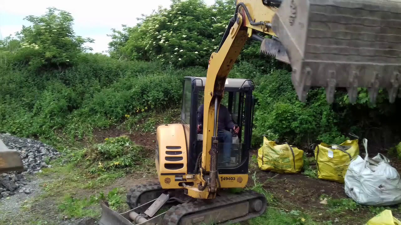 Digger lifting bags.