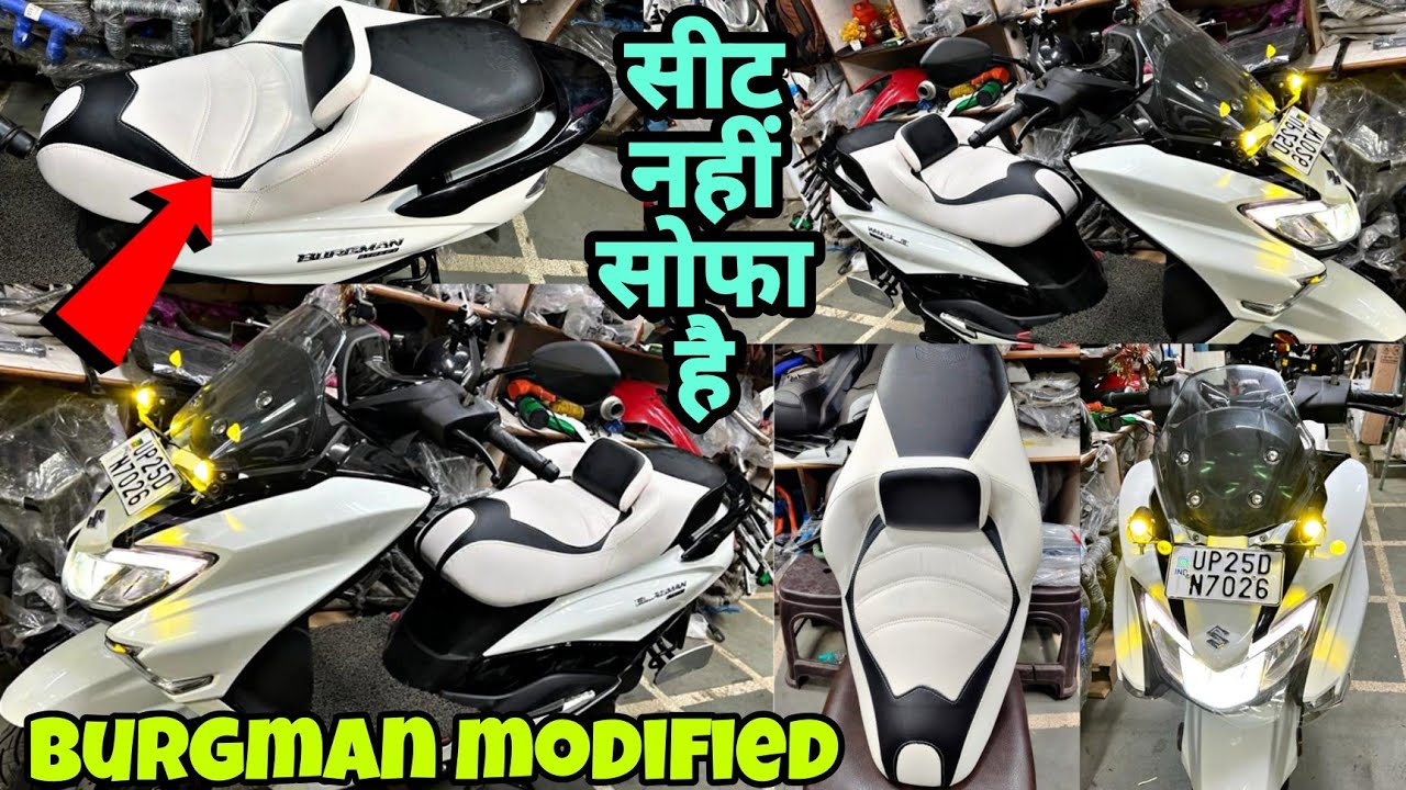 burgman sofa seat modified | suzuki burgman modification |