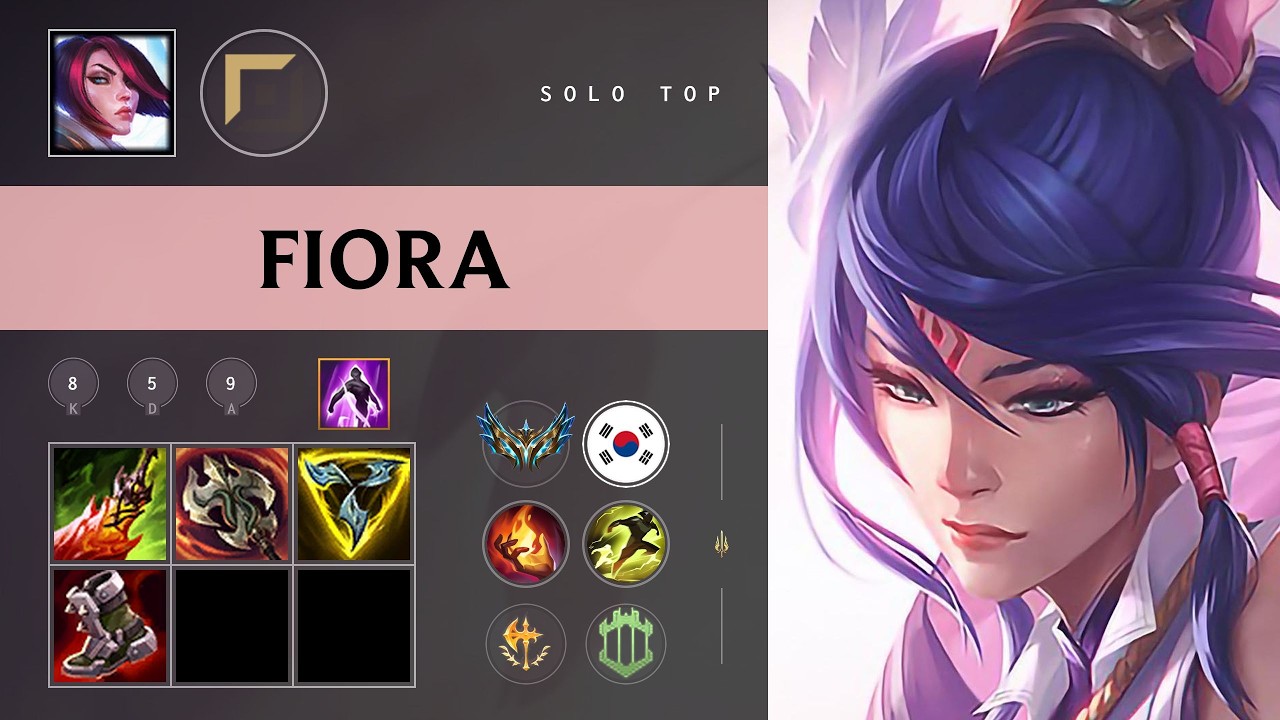 Fiora Top vs Tryndamere - KR Challenger Patch 26.10