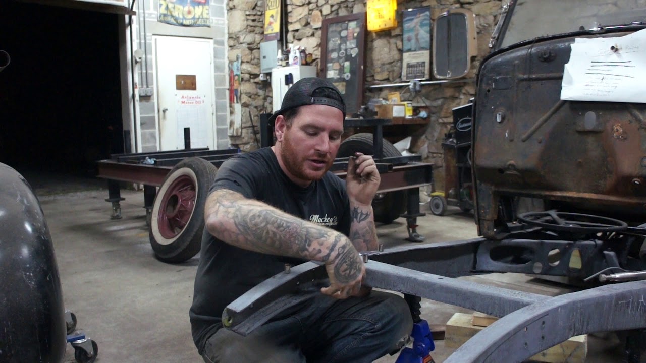 How to C-Notch Front Suspension Ford Model A- Sweet Heart Roadster Ep.25