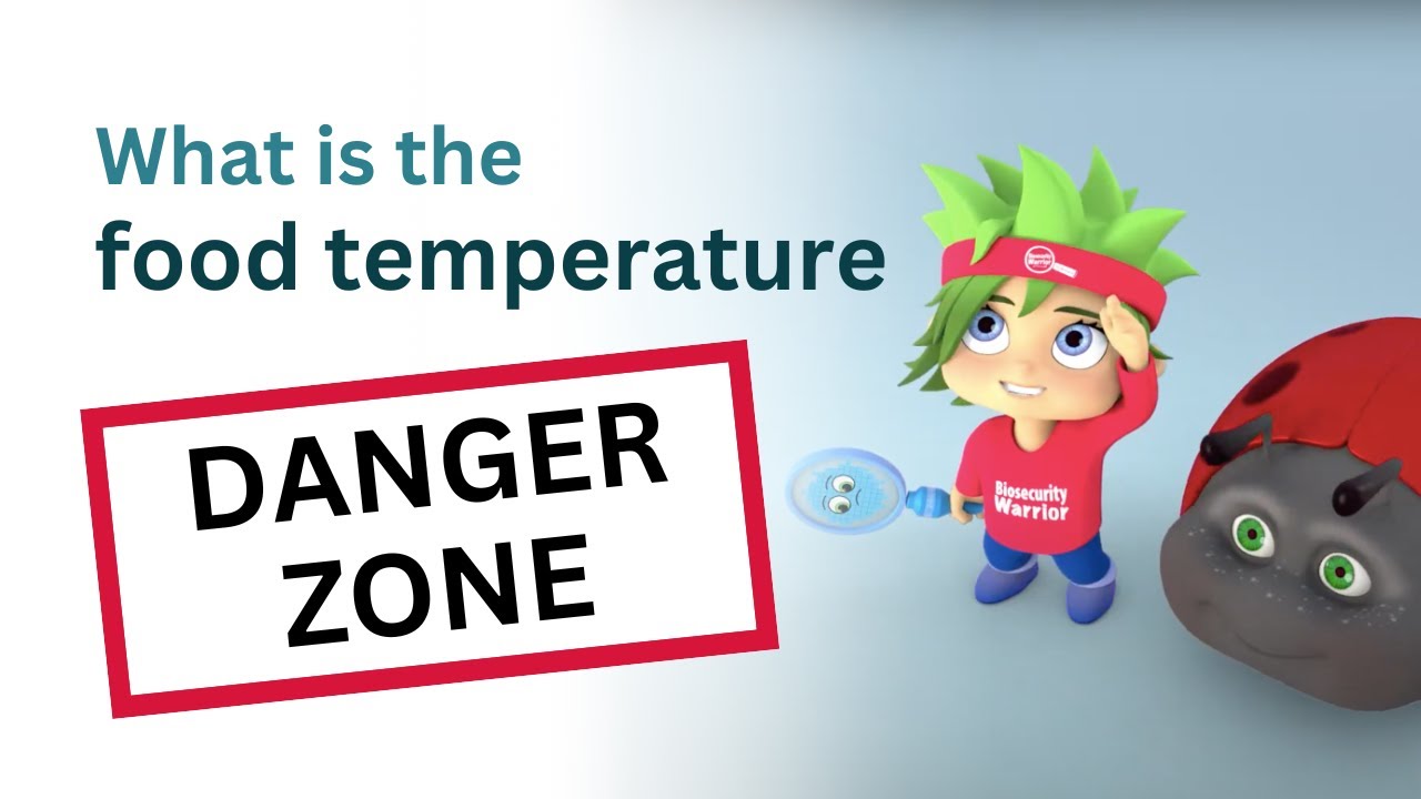 What is the food temperature danger zone?