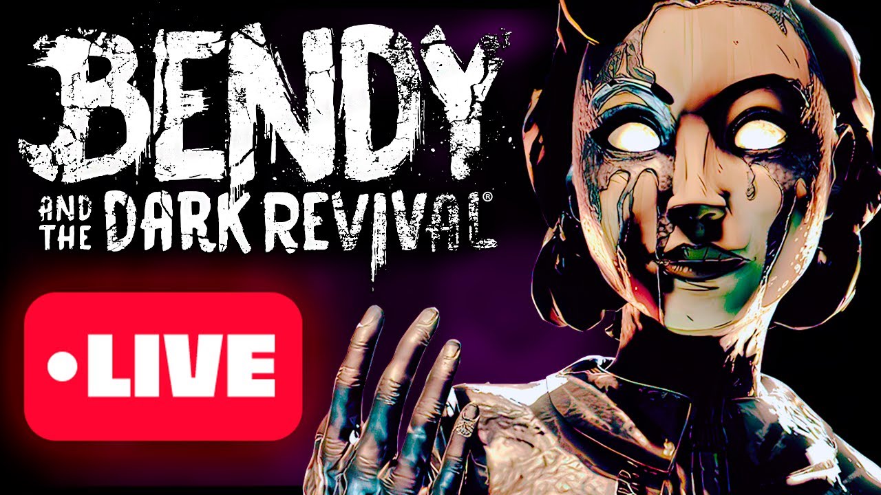 Gameplay de BENDY AND THE DARK REVIVAL! Zerando COMPLETO e ao vivo com vocês! LIVE!