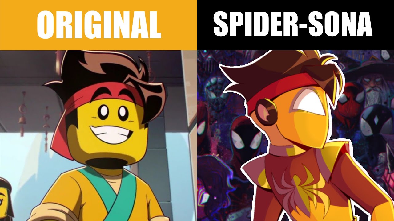 Turning LEGO MONKIE KID Characters into Spider-People