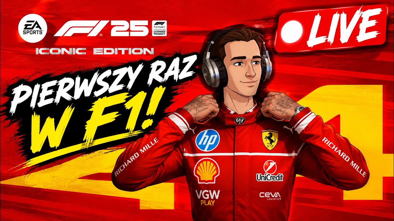 F1 25 Mam zamiar pokonać 110% bot&oacute;w a potem publiki z widzami :O