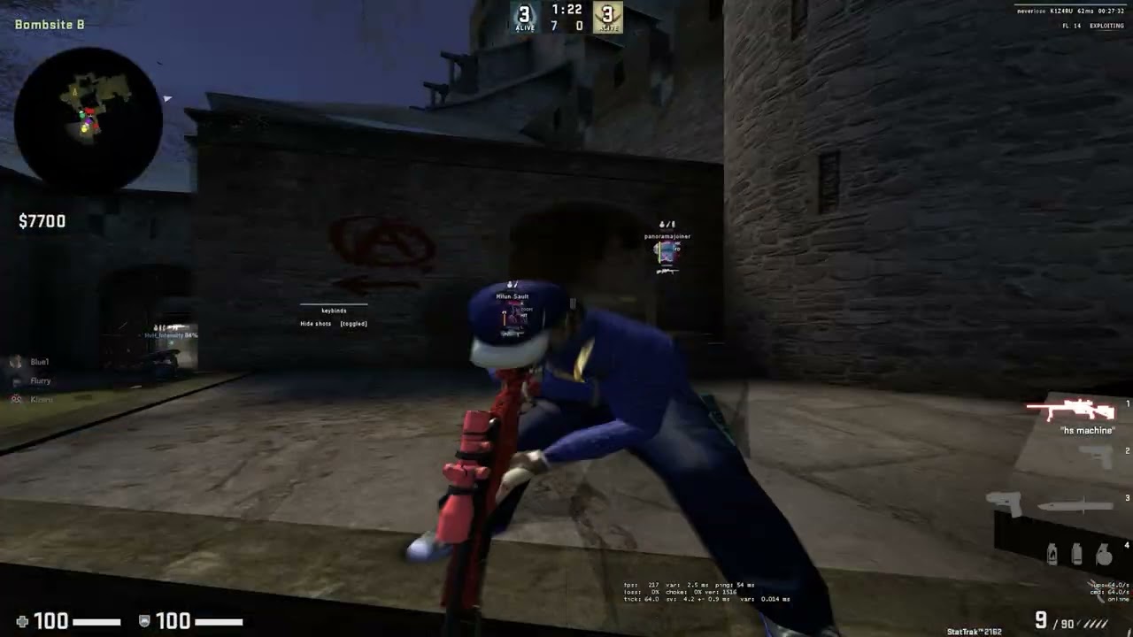 neverlose | 3v3 clips ft. ideal yaw.lua [unmatched keys giveaway]