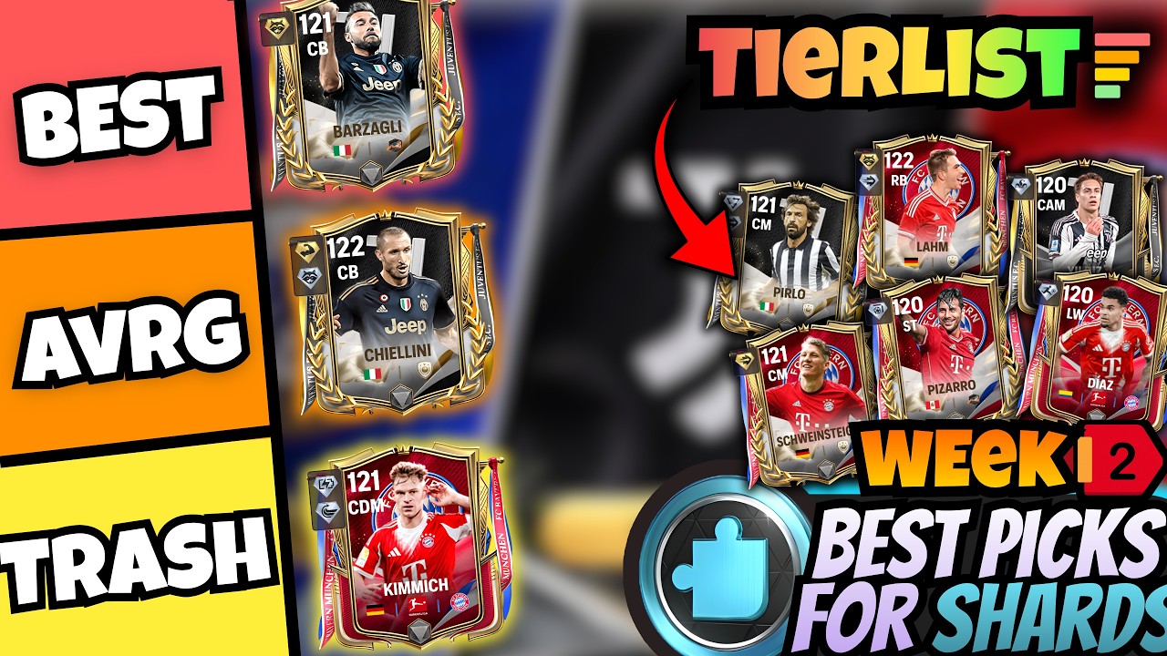 Best 120+ OVR Players for Shards in Week 2 Champions Event in FC Mobile!