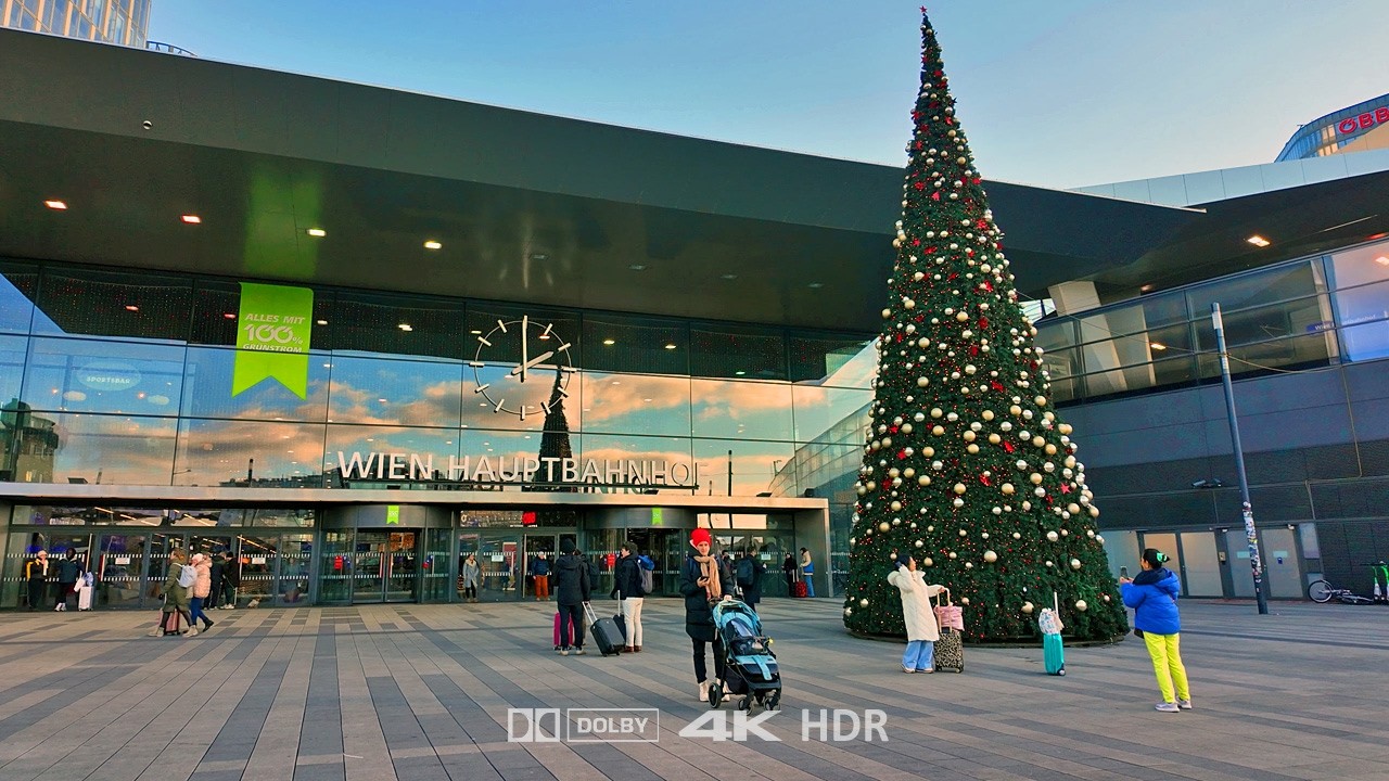 Vienna Central Station – Everyday Life at Austria’s Main Transport Hub | Walking Tour 4K