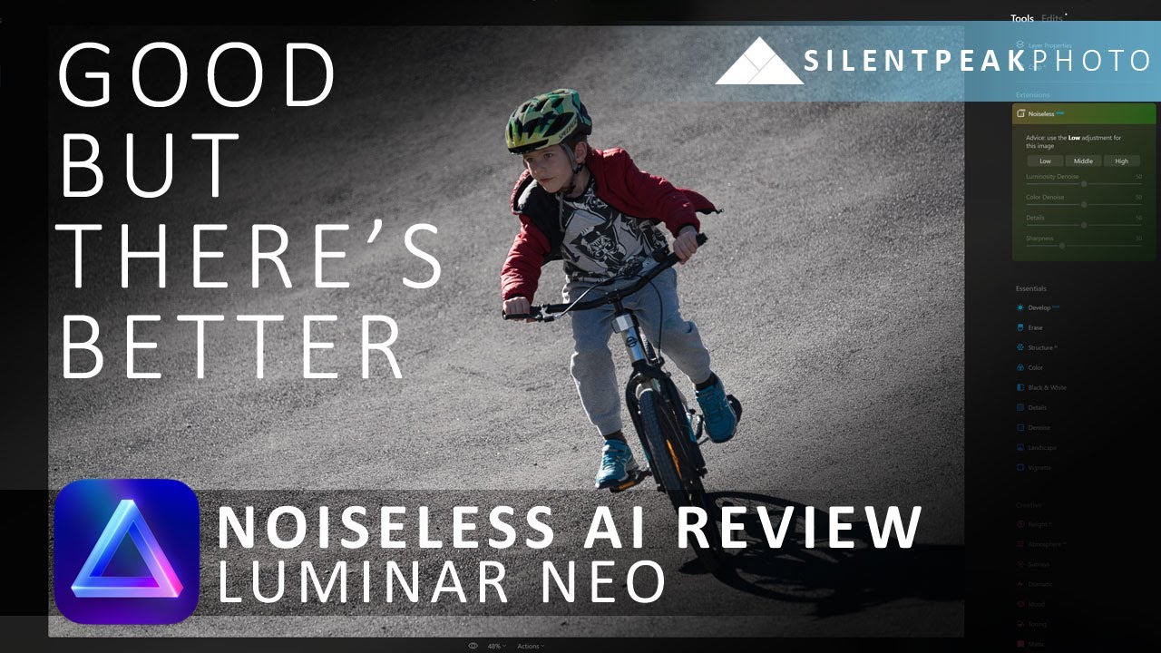 Обзор Luminar Neo Noiseless AI | Новая Luminar Noiseless уступает своим более зрелым конкурентам