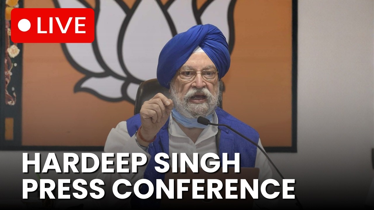 LIVE: Petroleum Minister Hardeep Singh Puri Addresses Press Conference At BJP HQ