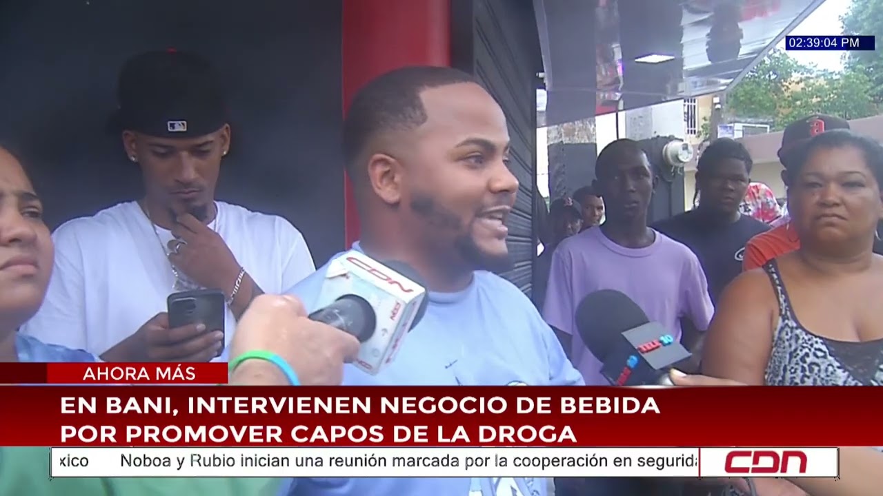 En Baní, intervienen negocio de bebida por promover capos de la droga