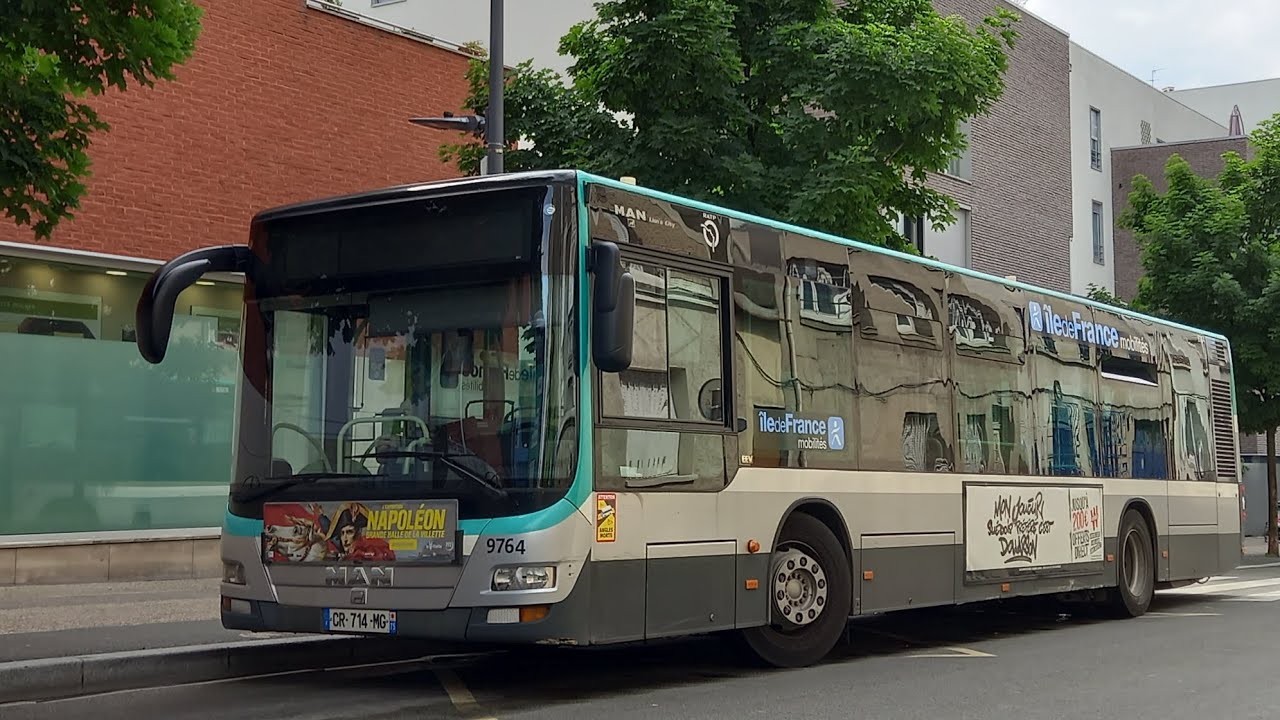 Voyage en Man lion's City A37/NL253 numéro 9722 sur le 121 {KICKDOWN}