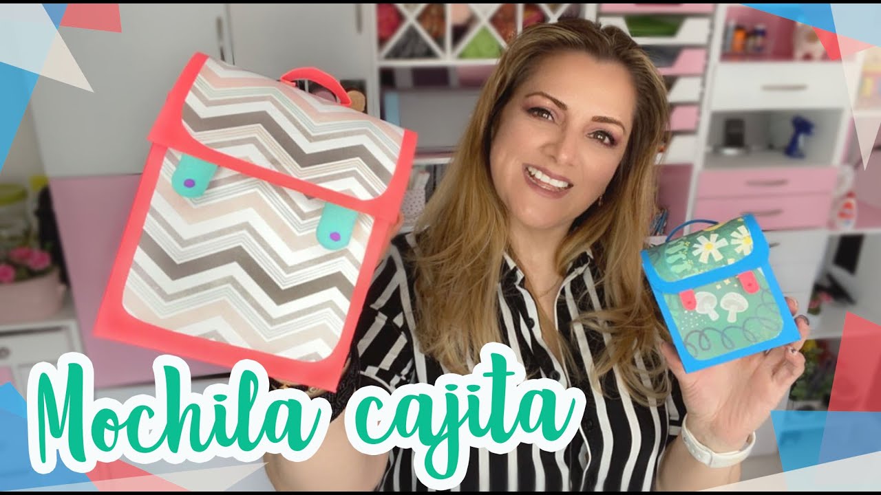 Mochila cajita de papel 🎒:: Chuladas Creativas