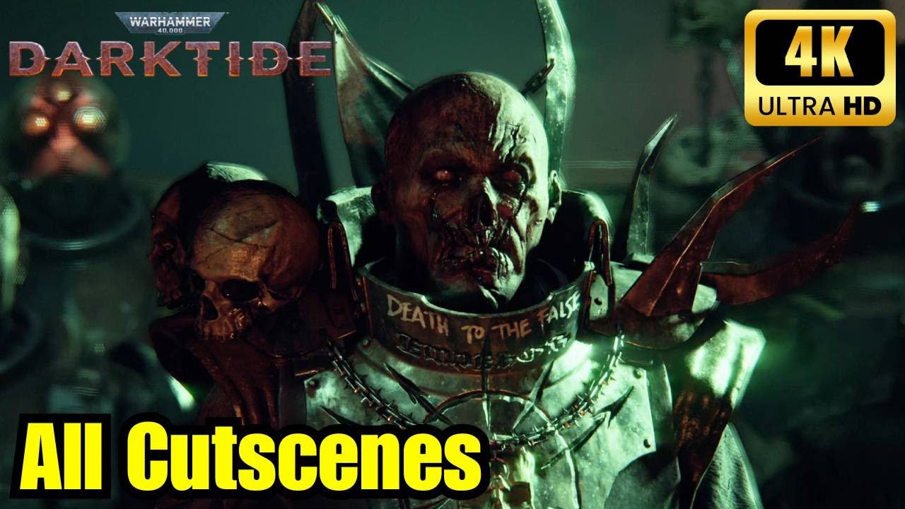 Warhammer 40K Darktide: все кат-сцены (4K 60 кадров в секунду)