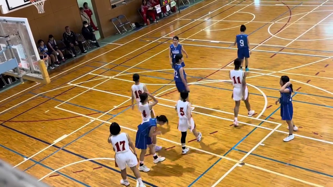安慶田vs具志川東2Q  R7 12/20第52回中頭地区中学校新人バスケットボール大会