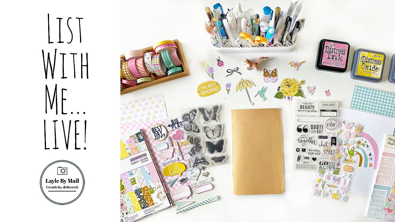 List With Me... LIVE, Traveler’s Notebook Style 3.20.21