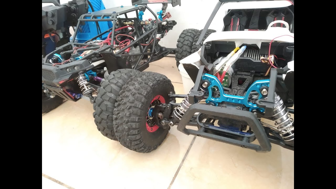 wltoys 12428/12429 vertical shock UPGRADE using HSP 94107 front shock tower & wltoys 124019 shocks