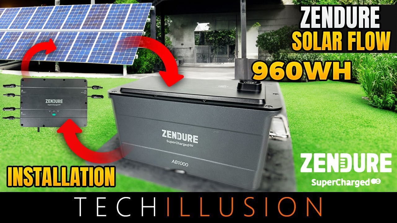 🔥ZENDURE Solar Flow Balkonkraftwerk - Installation & Einrichtung! ✅ - Anleitung Schritt für Schritt