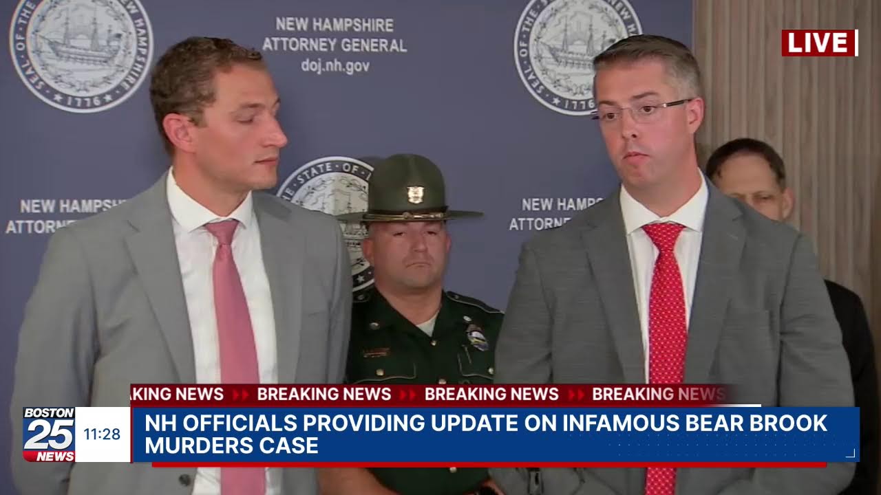 WATCH LIVE: NH officials providing update on infamous Bear Brook murders case.