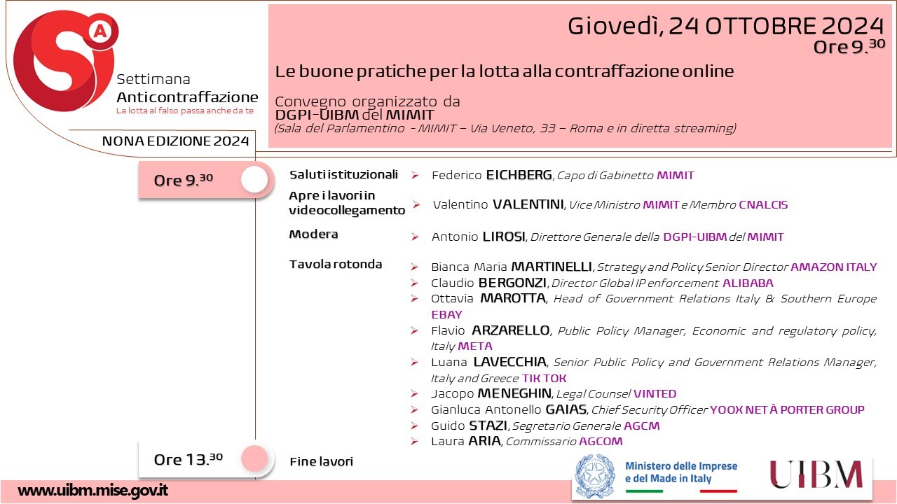 Le buone pratiche per la lotta alla contraffazione online