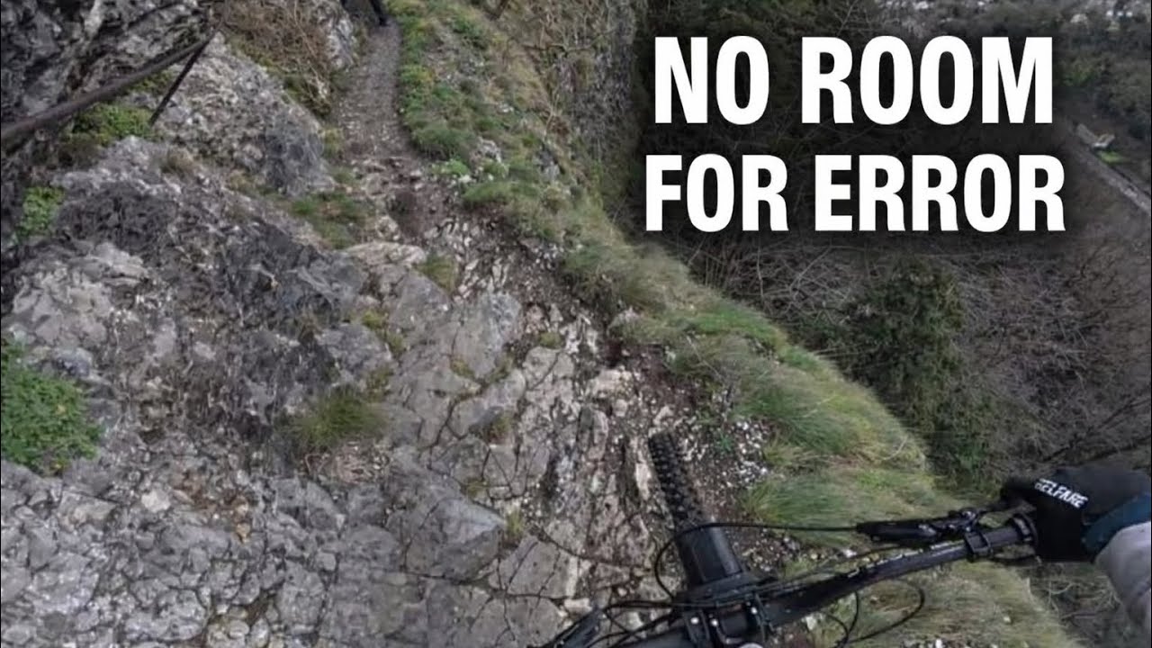 Riding Giddy Edge, Matlock 😬 | One Mistake = Game Over
