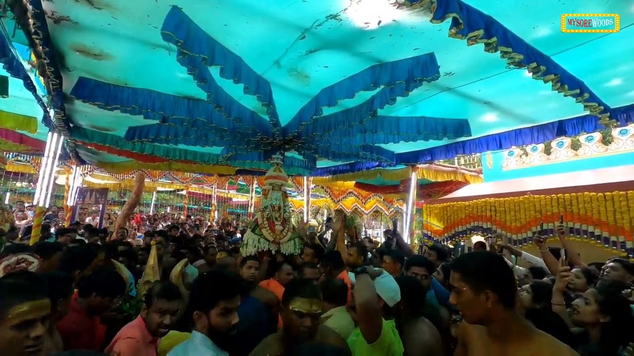 100ನೇ ವರ್ಷದ ಮೈಸೂರು ಕರಗ ಮಹೋತ್ಸವ. ರಾತ್ರಿ ಮೆರವಣಿಗೆ. 100th Mysore Karaga Celebrations. Thrilling video..
