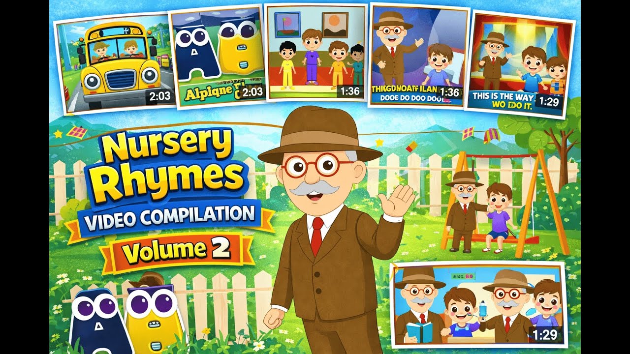 Kids Songs Compilation Vol. 2 | ABCD, Numbers & Fun Nursery Rhymes