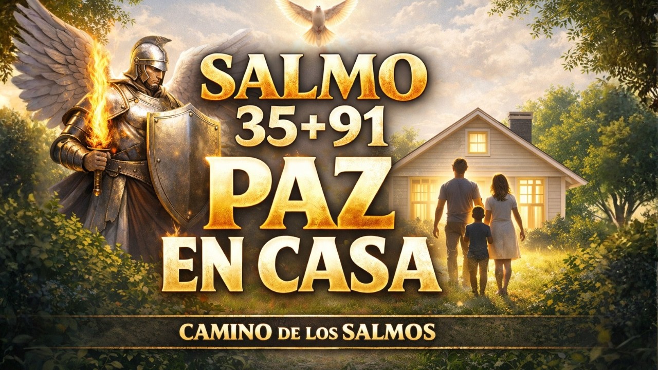 🔥 SALMO 35 + 91 — ORACIÓN DE FE PARA DEFENSA Y COBERTURA HOY | Camino de los Salmos