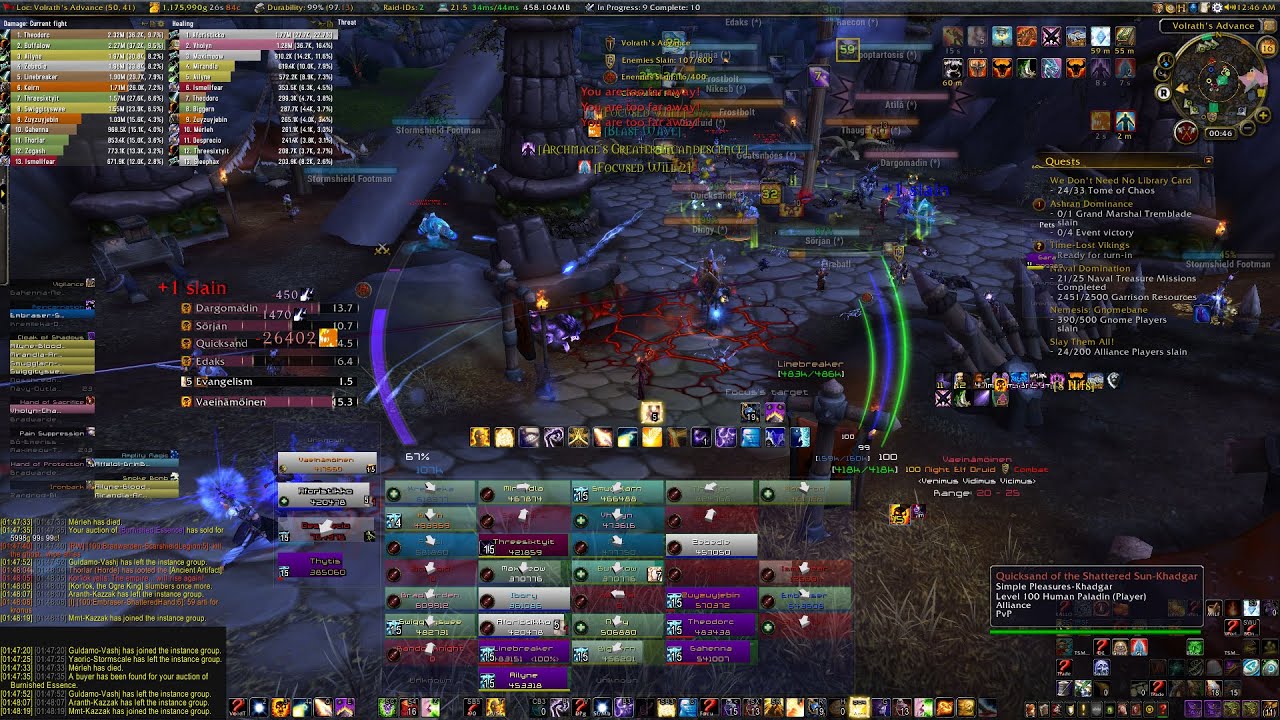 Kovisjengi (6/11M) - Antorus Mythic (Kin'garoth 32%) - Farmendahl