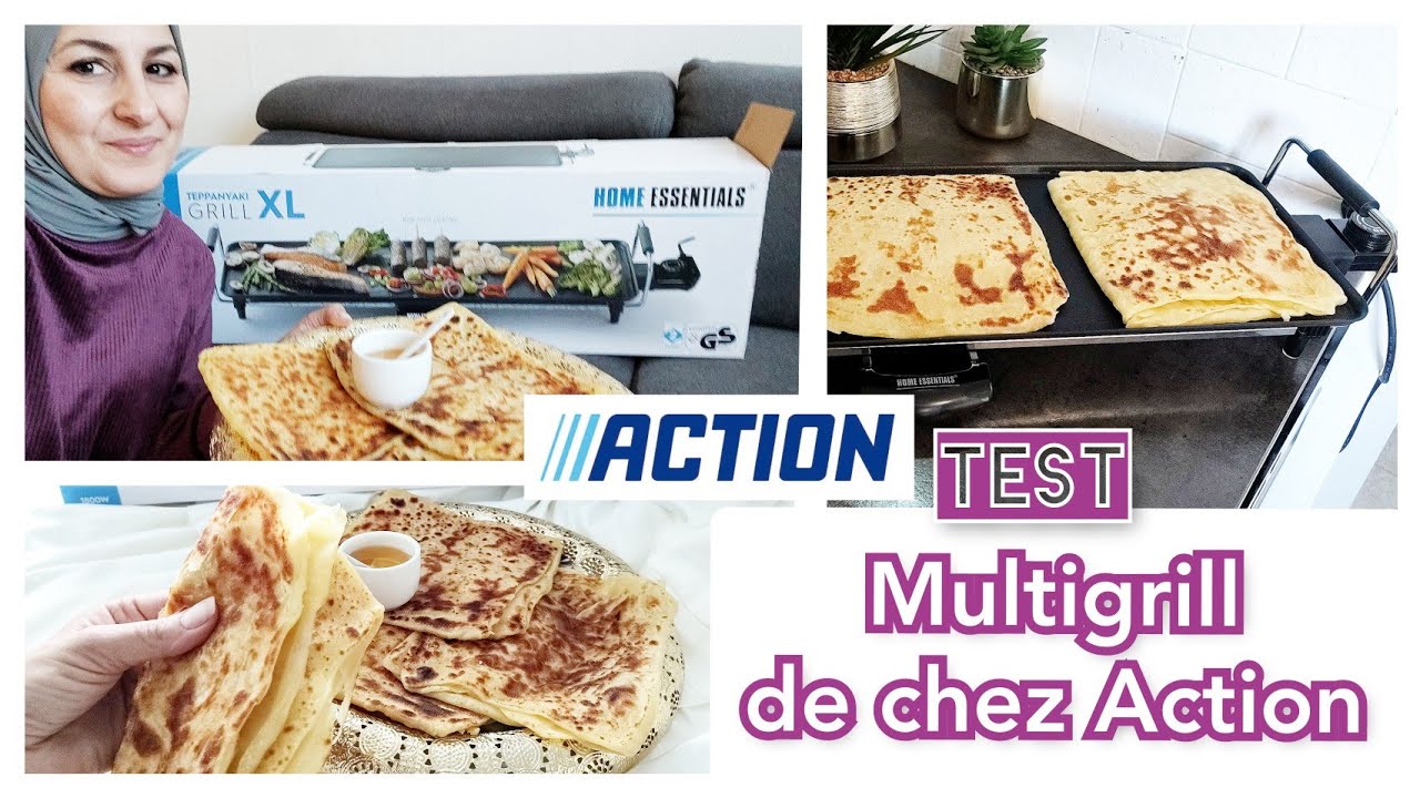 JE TEST POUR VOUS LE MULTIGRILL de chez ACTION ( TUTO )😱😱⚠️⚠️⚠️ tester électroménager action