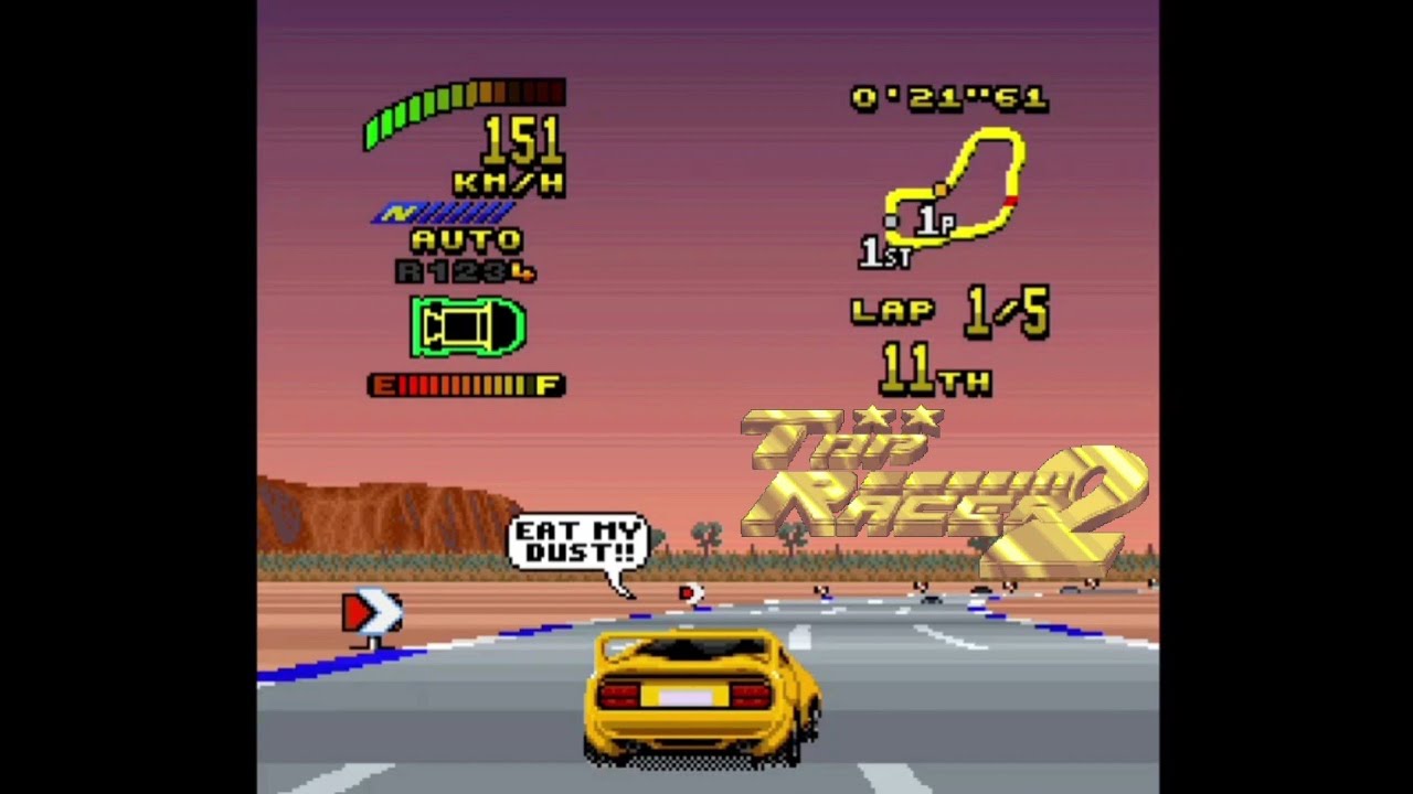 Top Racer 2 - SNES Gameplay