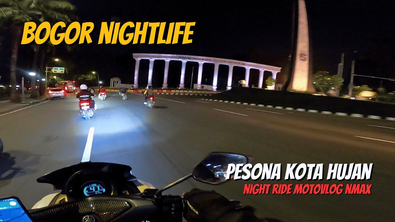 Богор ночью | Ночная поездка Motovlog Россия
