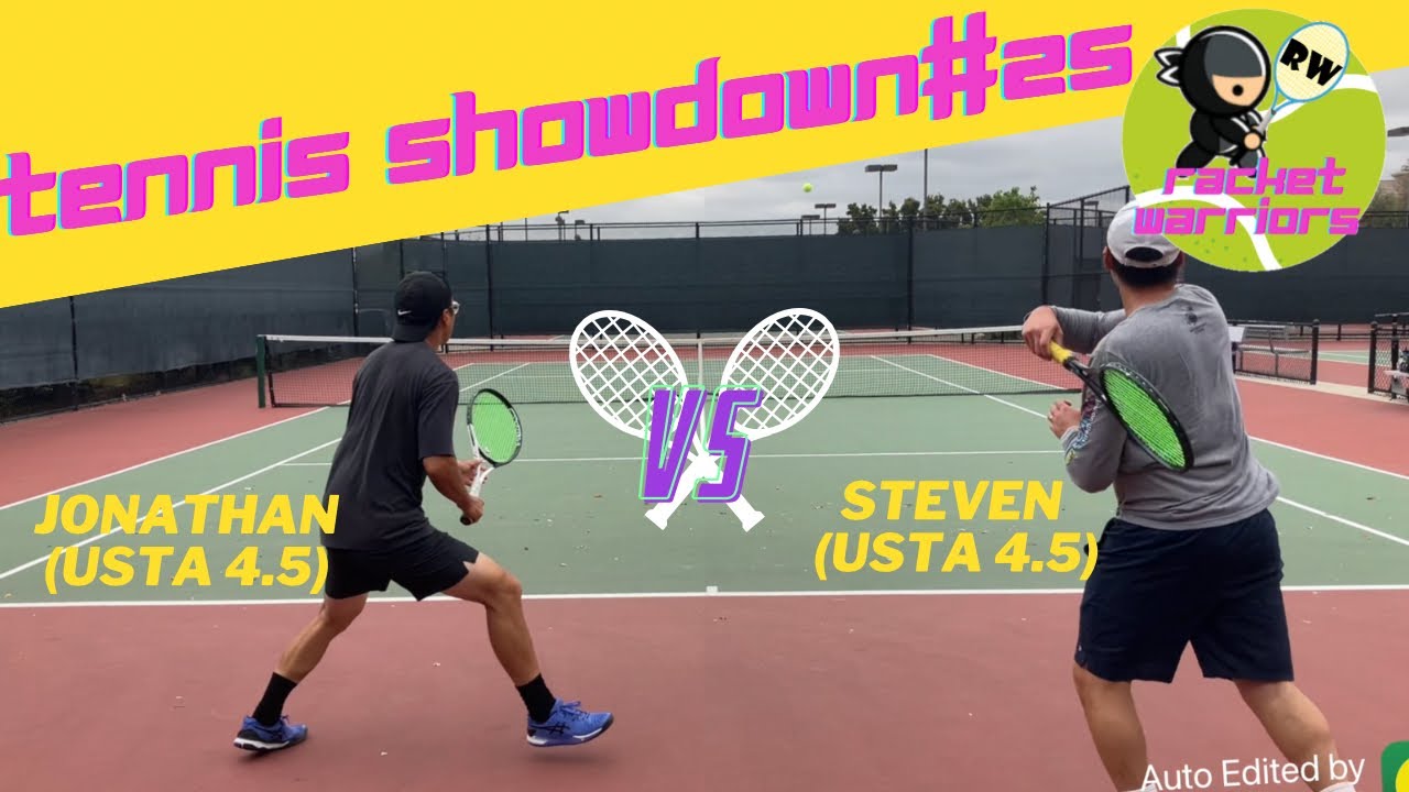 Tennis Showdown #25 Highlights | Jonathan USTA 4.5 vs Steven USTA 4.5 | 5/16/2024
