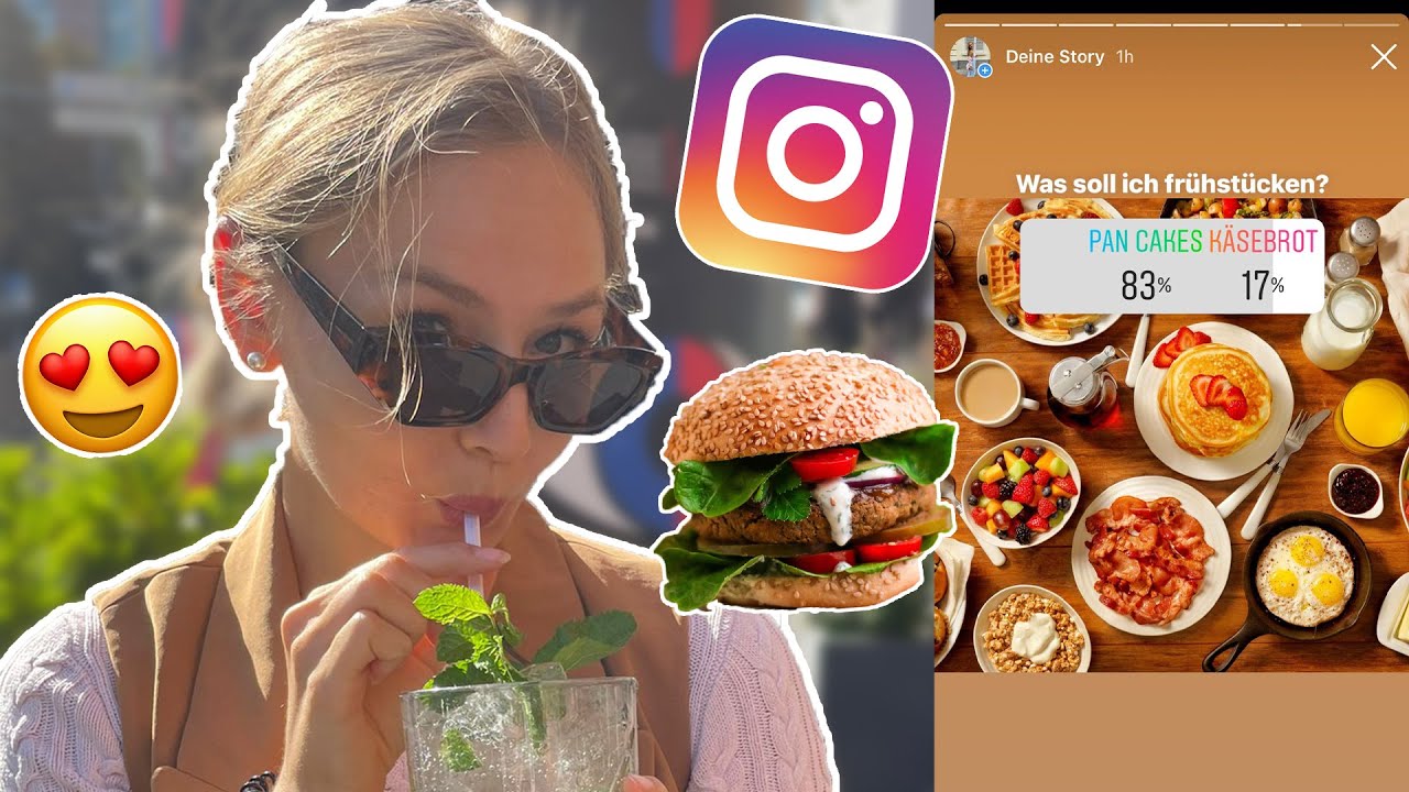 INSTAGRAM BESTIMMT 24H MEIN ESSEN😳🍔🍰