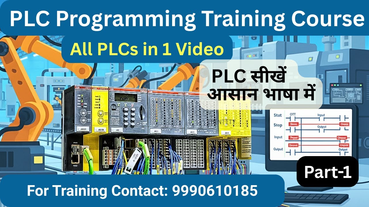 PLC Programming Full Course for Beginners Part-1 | PLC Programming for Industrial Automation #plc