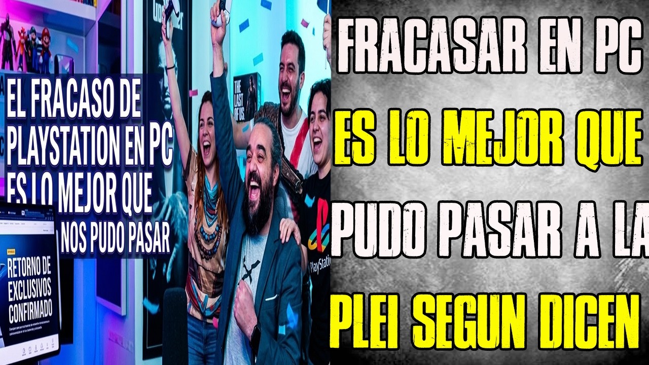 CUANDO TE LAS ARREGLAS PARA HACER VER EL FRACASO DE PLAYSTATION EN PC Como lo mejor que pudo pasar 🤣