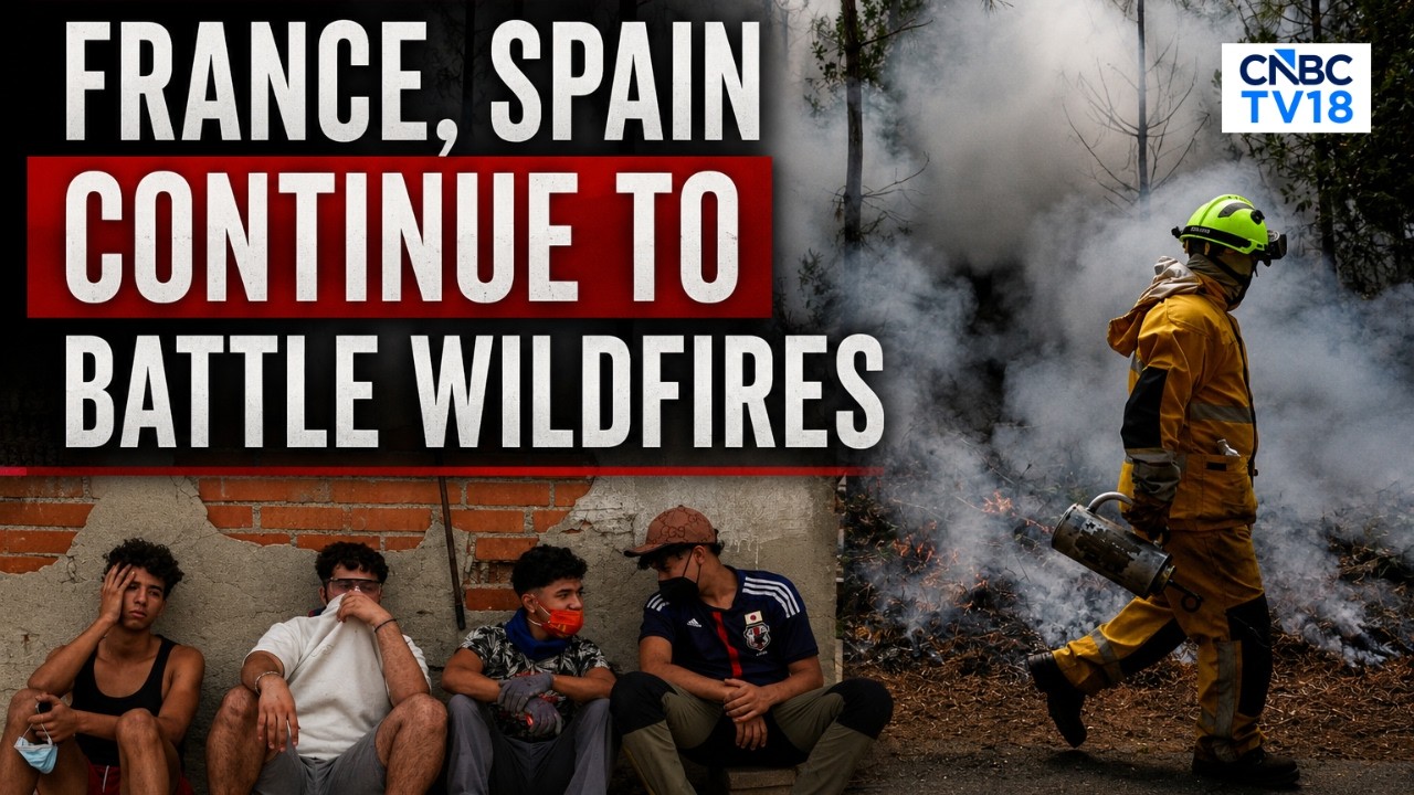 France, Spain See Wildfire Relief As Europe Remains On High Alert | Europe Wildfires | N18G