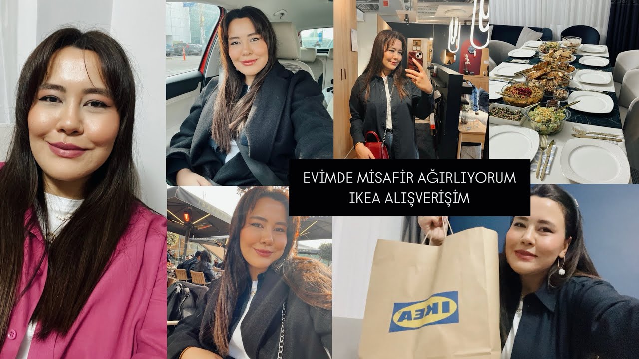 EVİMDE MİSAFİR AĞIRLIYORUM | IKEA ALIŞVERİŞİM #ikea #misafirsofrası