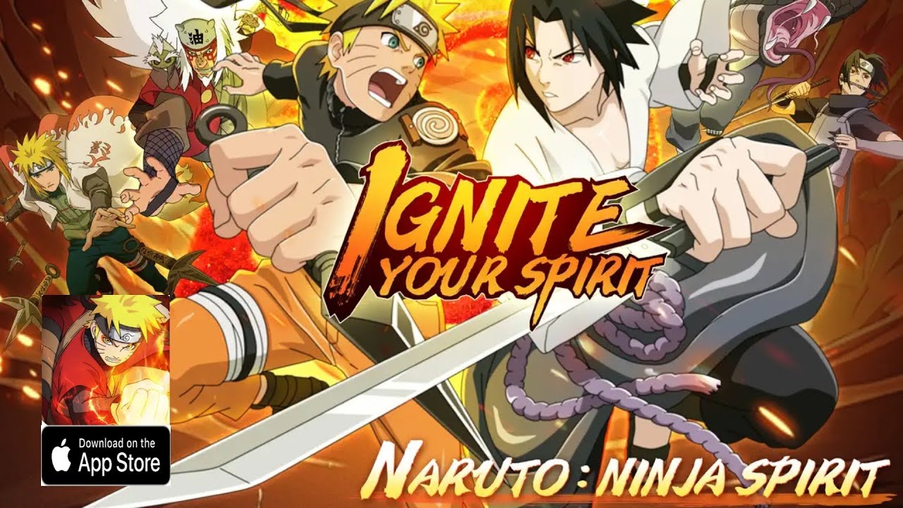 Naruto: Ninja Spirit Gameplay - Naruto RPG Game iOS