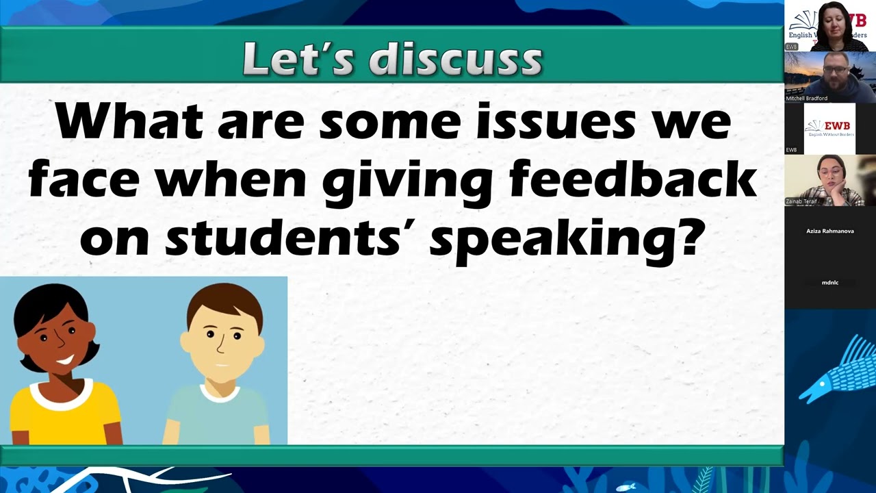 Mitchell R  Bradford Jr., When? Where? How? -- Speaking Feedback