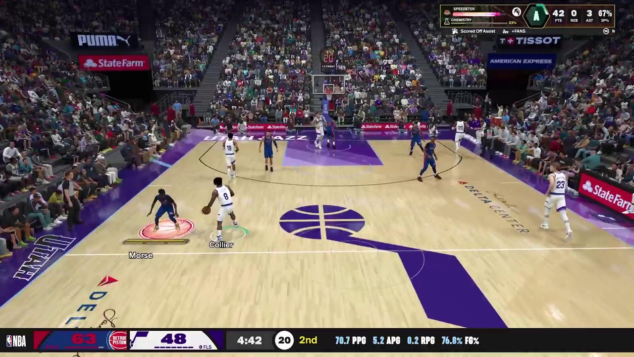 2K26/My Career - DET VS UTAH