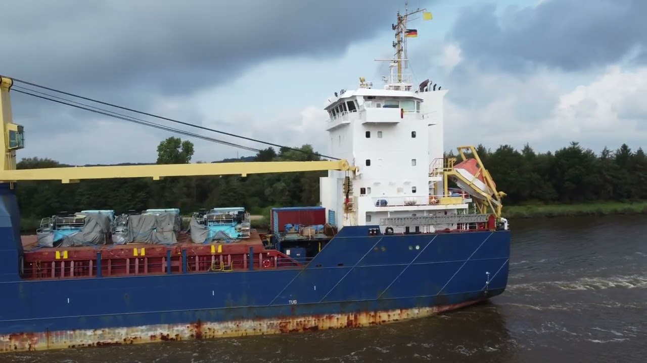 Kieler Kanalen: En Rejse med skib og drone gennem Nord-Ostsee-Kanal