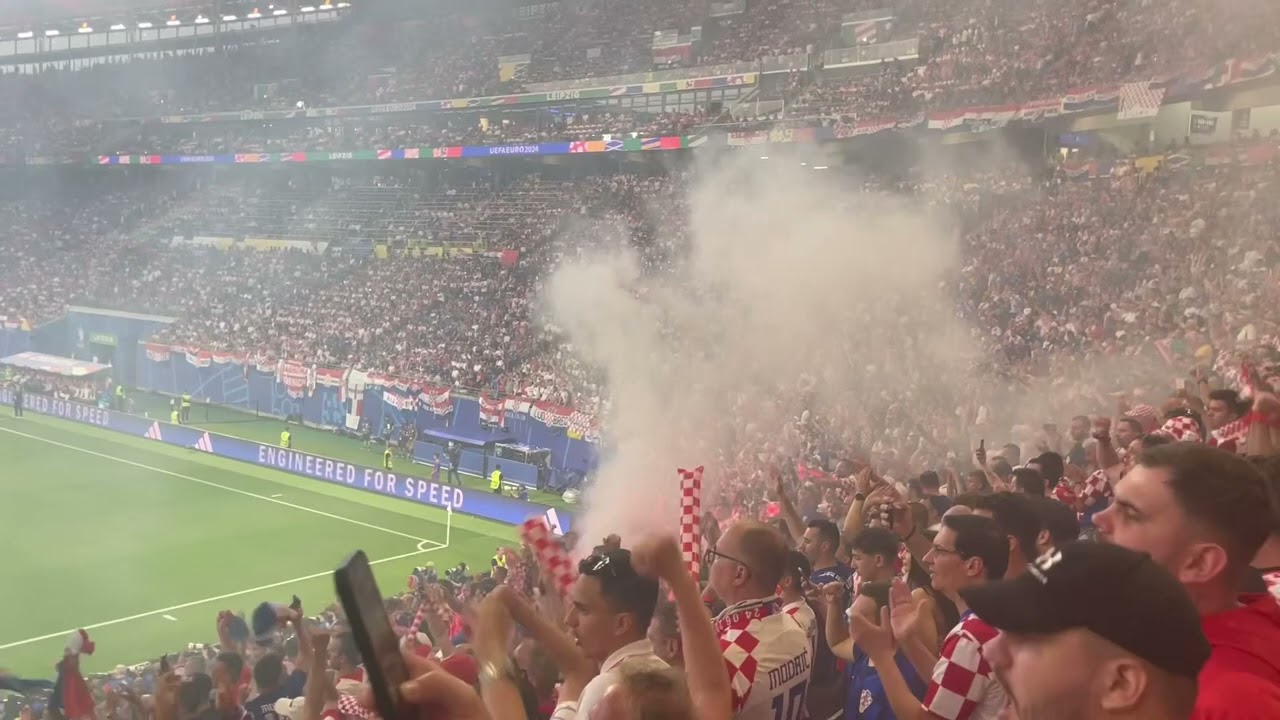 Hrvatska 🇭🇷 vs. Italija 🇮🇹 u Leipzigu (24.06.2024) - Hrvatski navijači