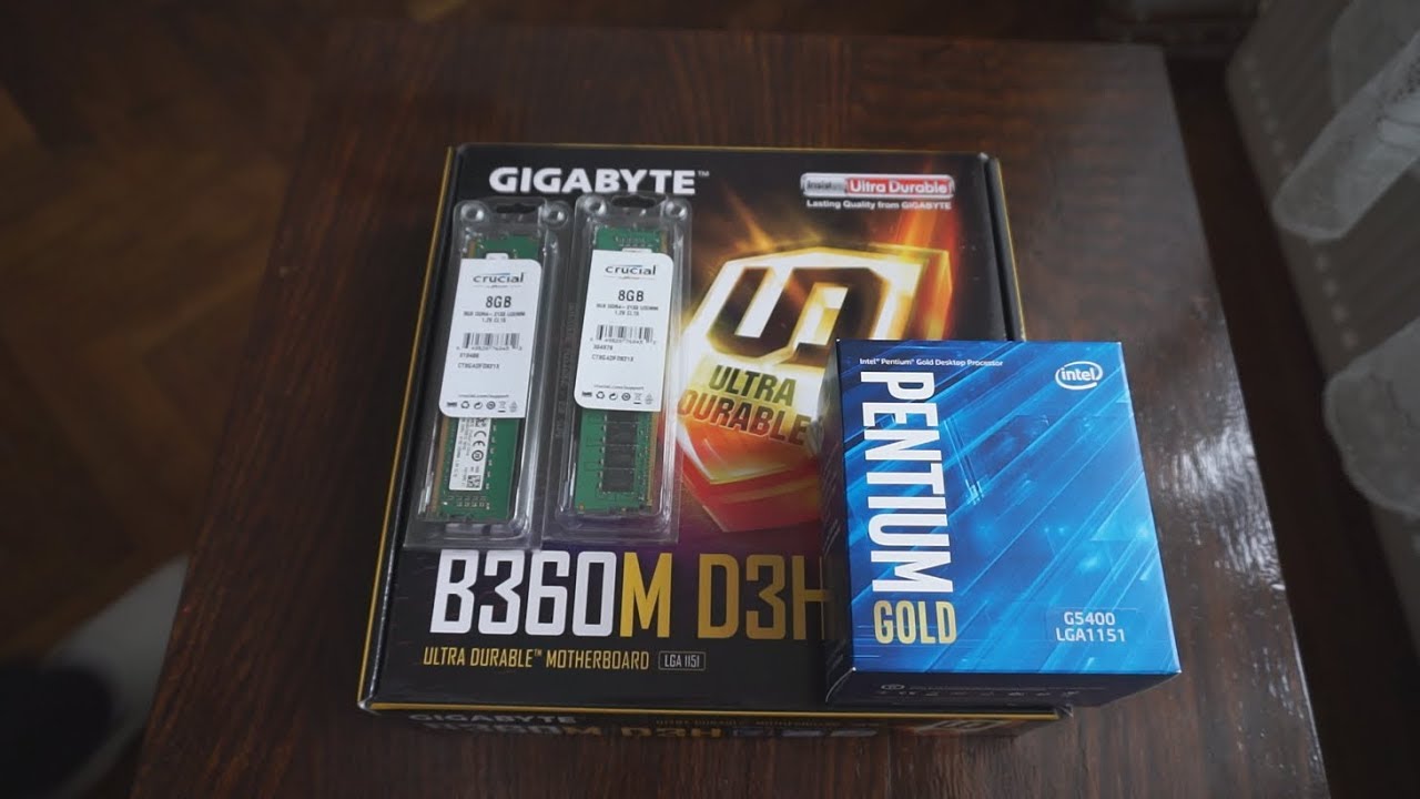 Pentium GOLD G5400 Budget Gaming PC
